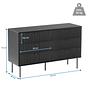 Karby S Credenza con 6 cassetti nera 4
