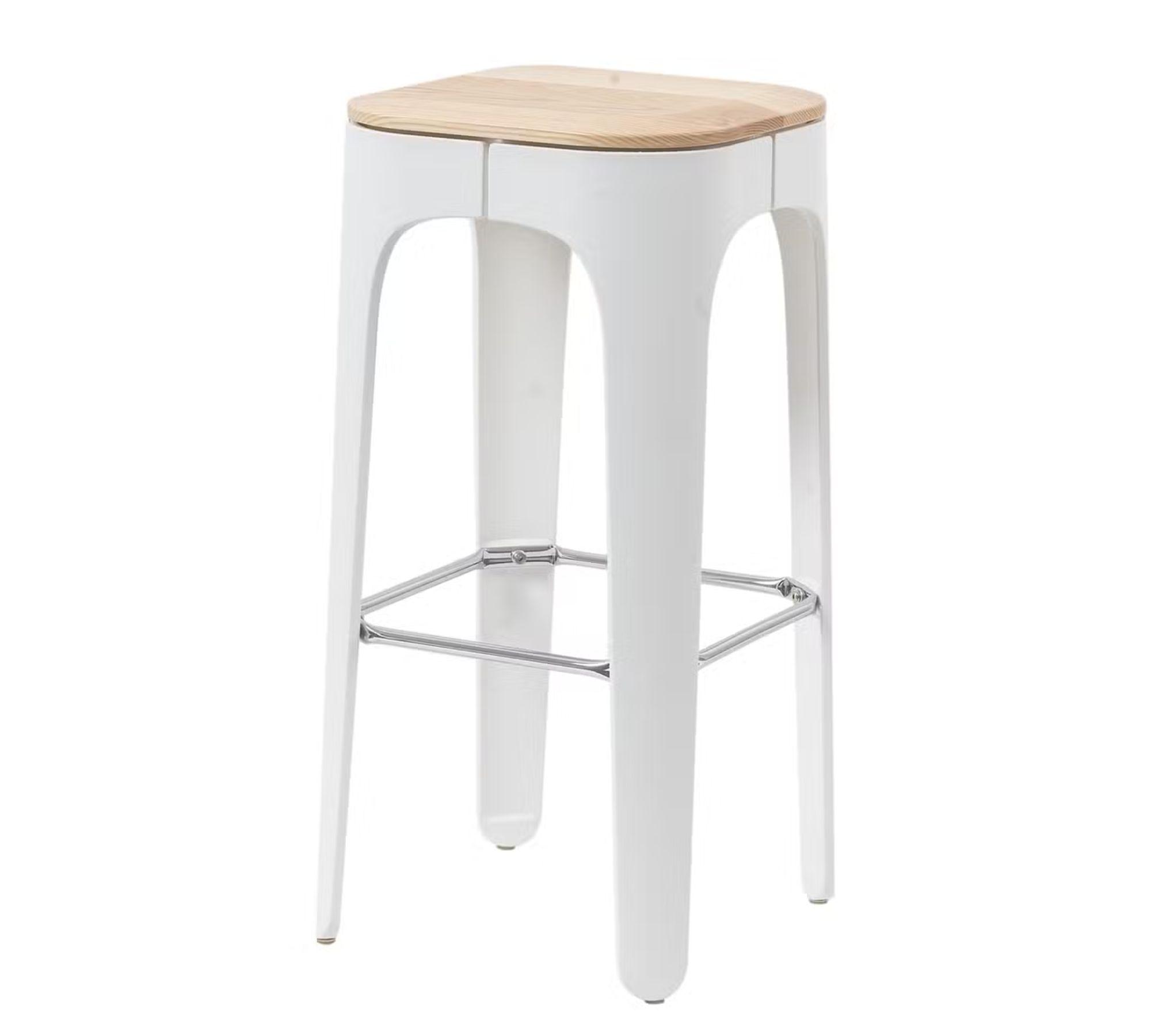 Bar stool ash white 0