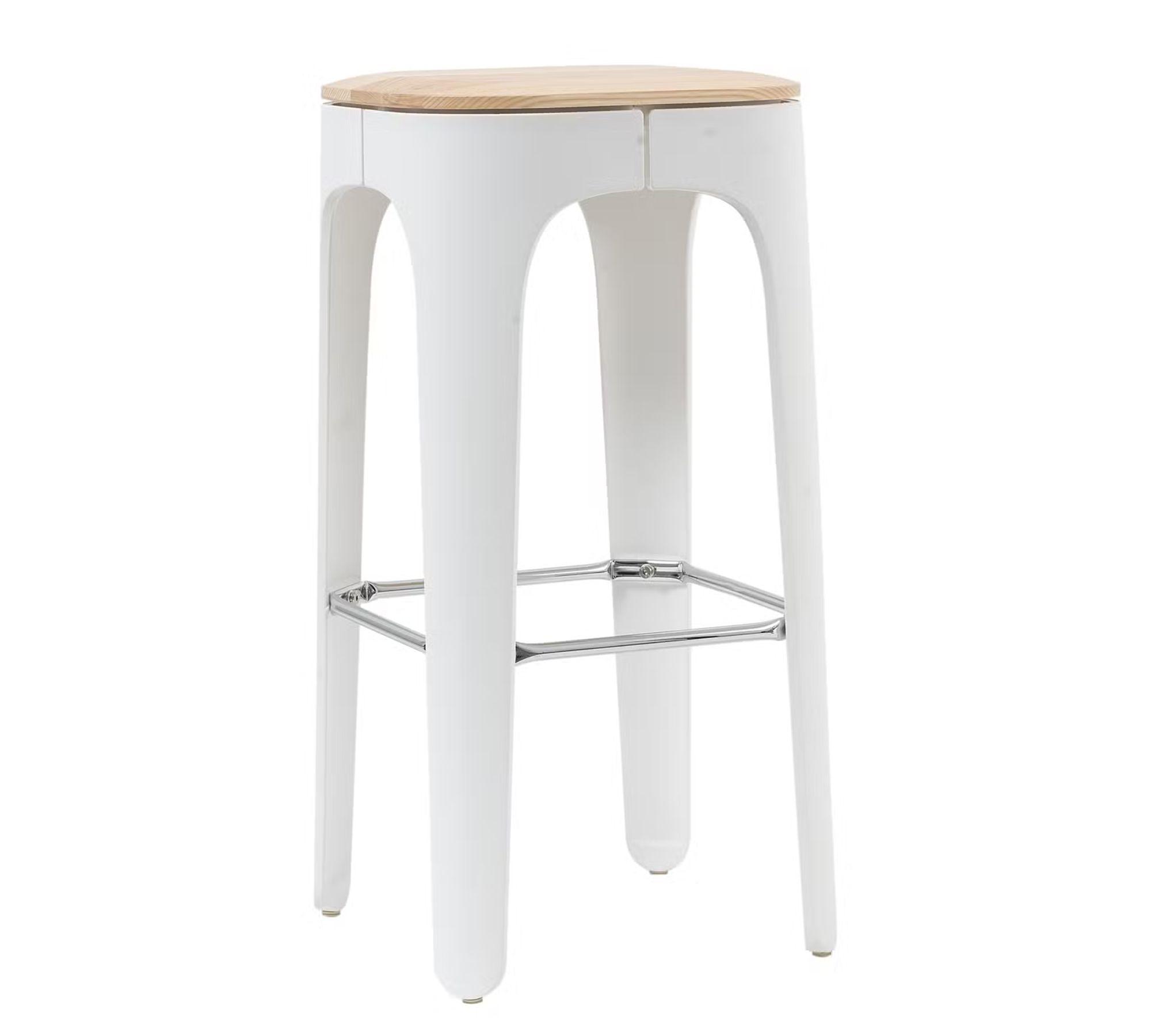 Bar stool ash white 6