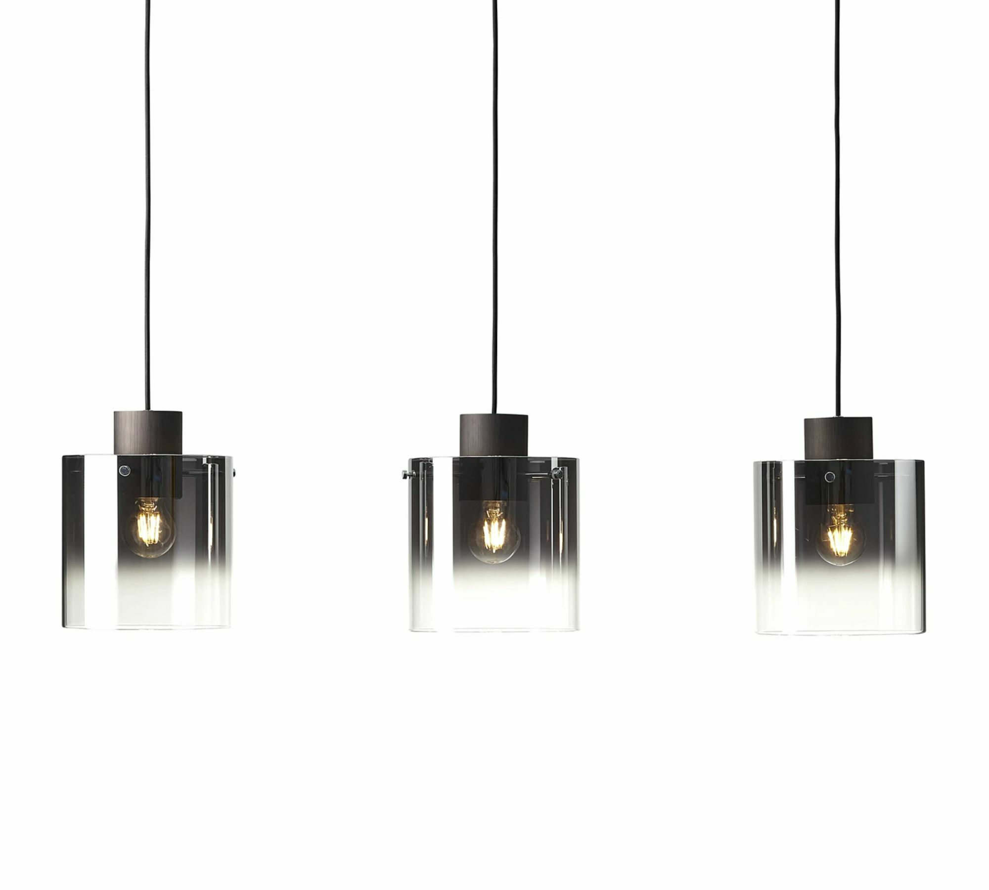 Pendant lamp Beth mirror glass / aluminum 3-lamp 0
