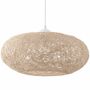 Pendelleuchte 1-flammig Mischgewebe Beige 0
