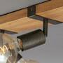 Deckenleuchte 3-flammig Holz Metall 1