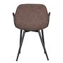 Armchair faux leather brown 8