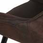 Armchair Microfiber Brown Black 3