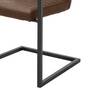 Armchair Faux Leather Brown 5