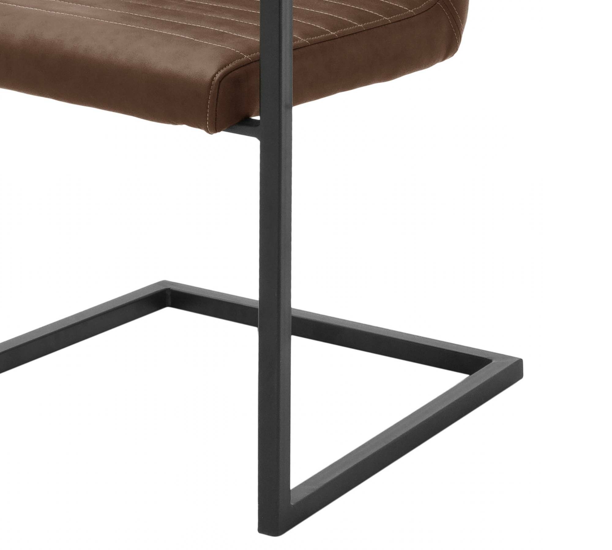 Armchair Faux Leather Brown 5