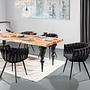 Armchair Velvet Black 1