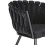 Armchair Velvet Black 3