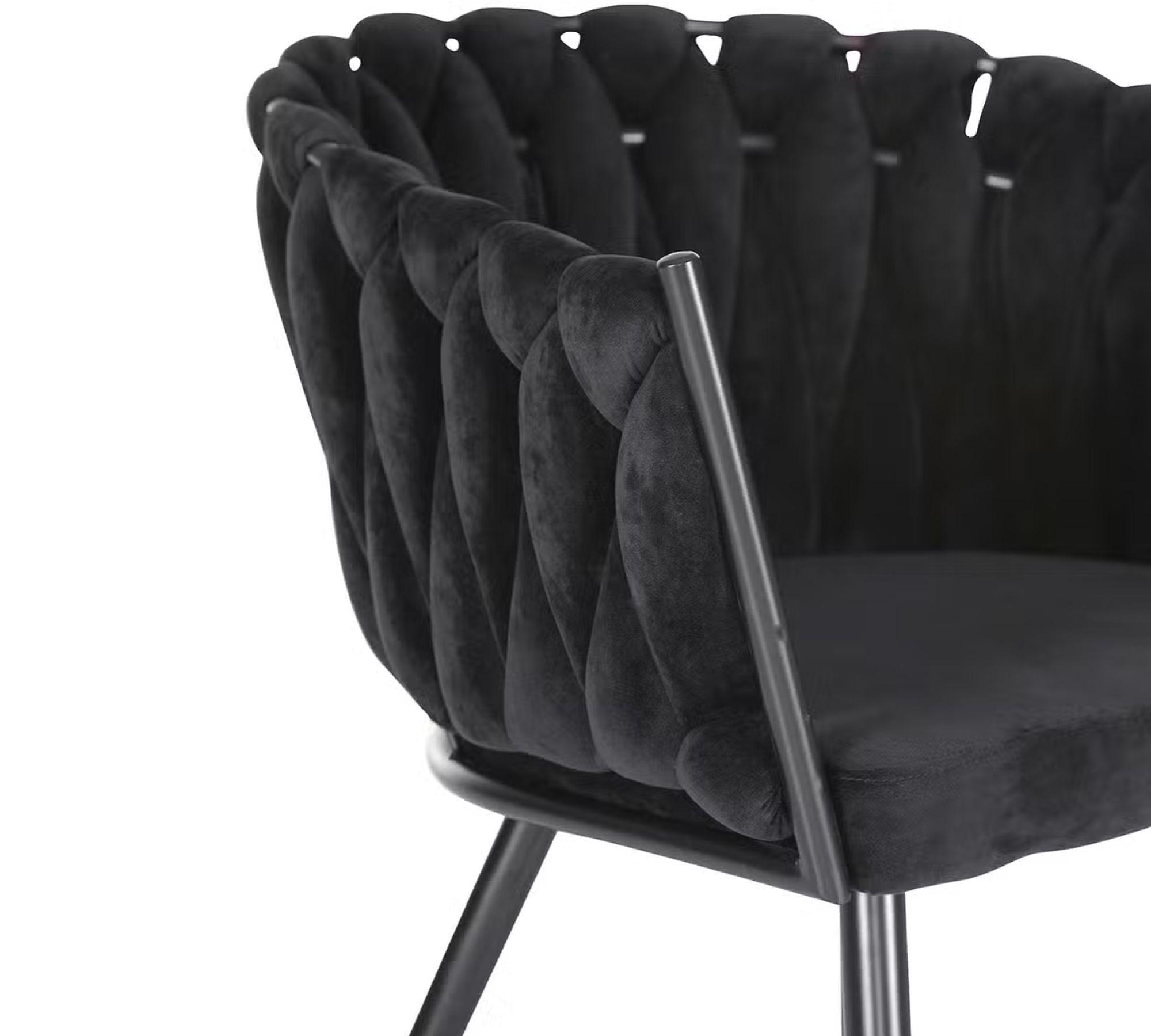 Armchair Velvet Black 3