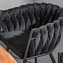 Armchair Velvet Black 5