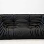Togo Sofa 2-seater with armrest Madras leather Black 4