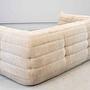 Togo Sofa 2-seater with armrest Cord Beige 3