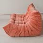 Togo Sofa 3-Seater Cord Coral 2