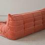 Togo Sofa 3-Seater Cord Coral 3