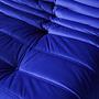 Togo armchair velvet cobalt blue 6