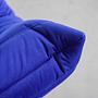 Togo corner sofa velvet cobalt blue 7
