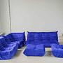 Togo Lounge Set 5-pc. Velvet Cobalt Blue 0