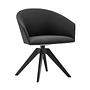 Brandy BU3017 Armchair Beech wood Leather Black 0