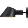 Wall lamp aluminum black 2