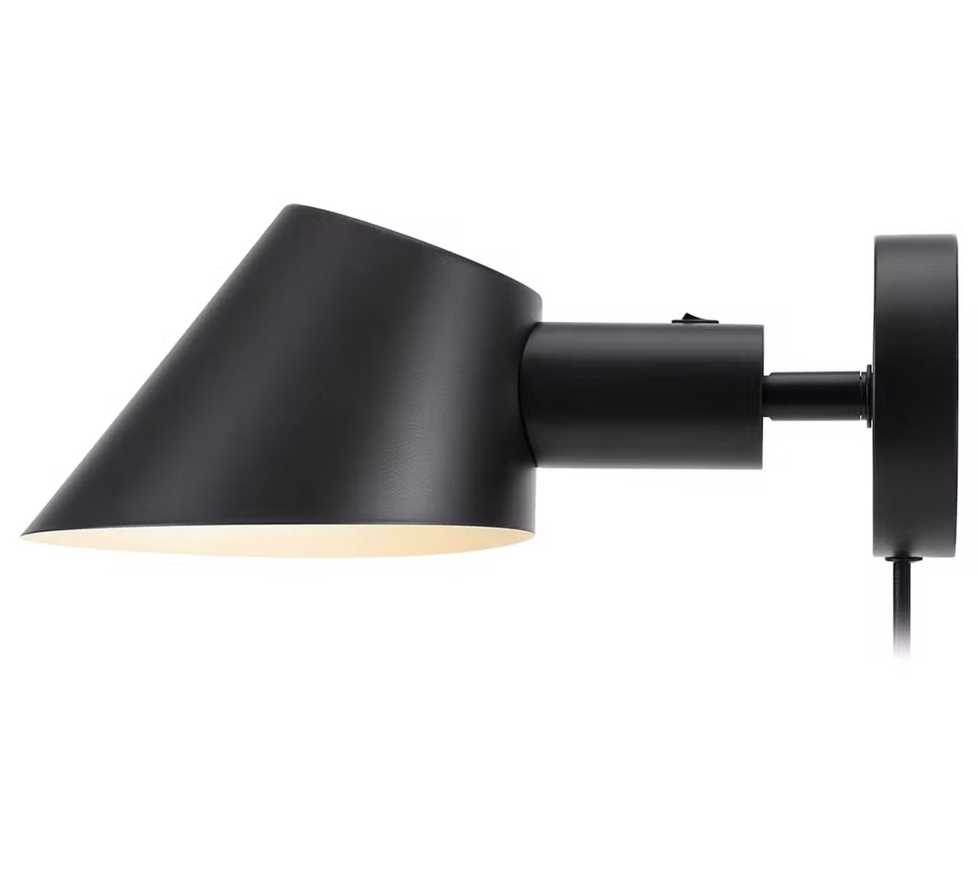 Wall lamp aluminum black 2