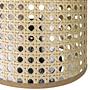 Pendant lamp 3-light paper iron beige 2