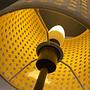 Pendant lamp 3-light paper iron beige 3