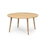 Hubert Couchtisch Holz Oak Ø 90cm  0