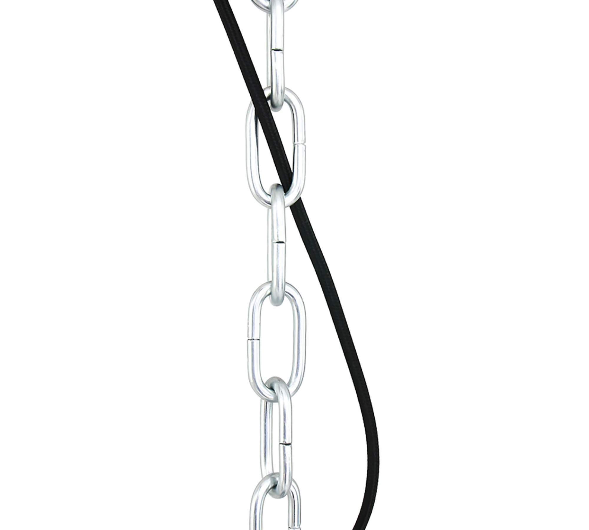 1-Flammige Pendelleuchte Stahl Schwarz 2