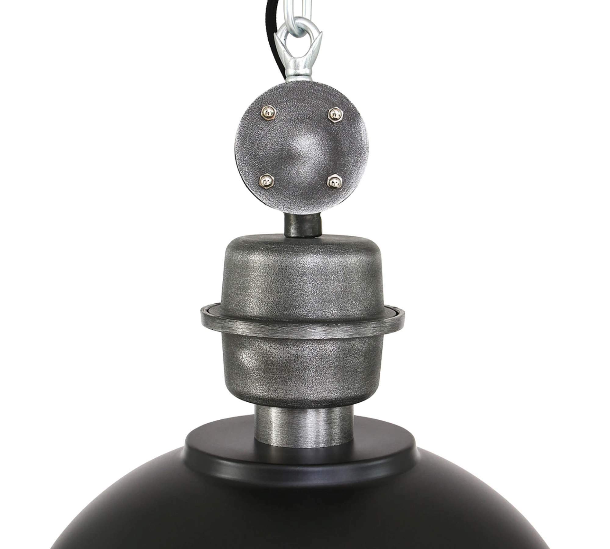 1-Flammige Pendelleuchte Stahl Schwarz 3