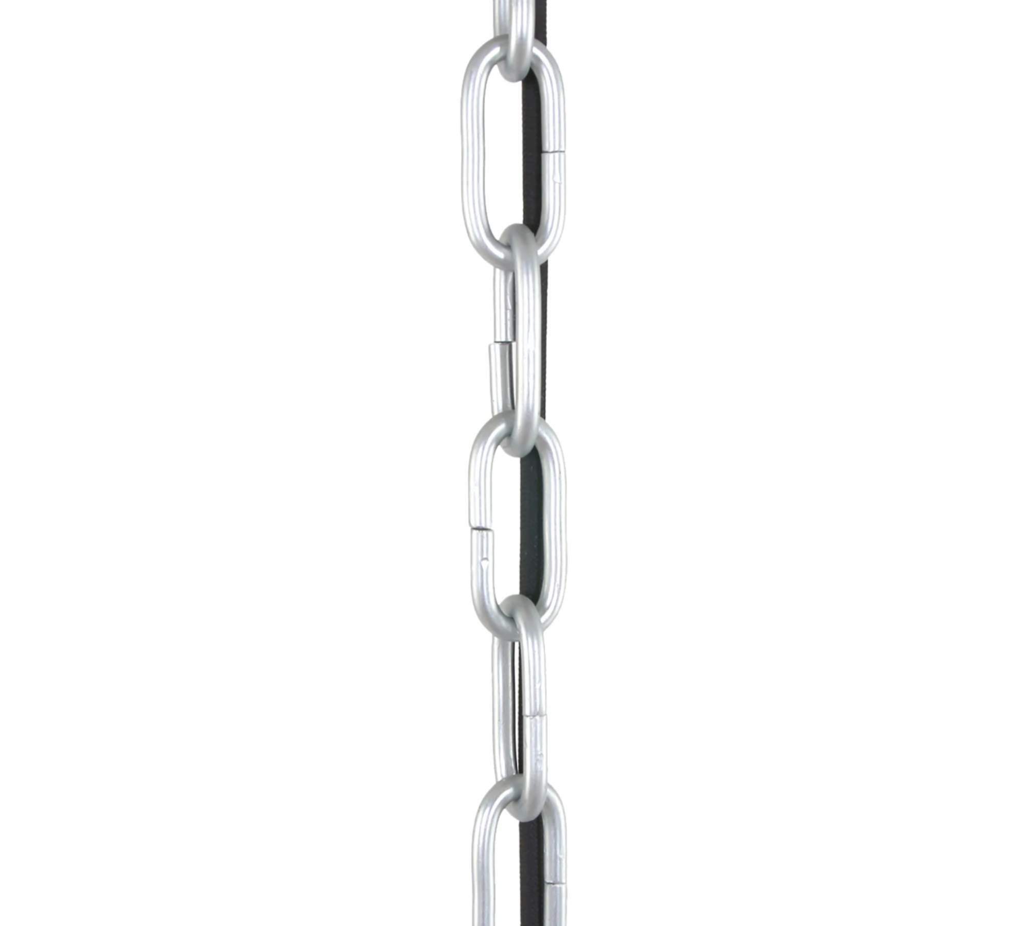 Pendant lamp Bikkel Steel / Glass 1-light Black 2