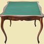 Antiker Beistelltisch Louis Philippe Mahagoni Braun 1