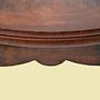 Antiker Beistelltisch Louis Philippe Mahagoni Braun 4