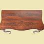 Antiker Beistelltisch Louis Philippe Mahagoni Braun 5