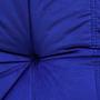 Togo Armchair and Ottoman Set Velvet Cobalt Blue 7