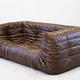 Togo Sofa 2-seater with armrest Pull-Up leather walnut brown 1