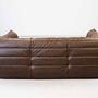 Togo Sofa 2-seater with armrest Pull-Up leather walnut brown 3