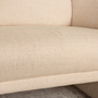 Sofa 2-Sitzer Stoff Creme 2