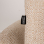 Sofa 2-Sitzer Stoff Creme 5