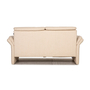 Sofa 2-Sitzer Stoff Creme 7