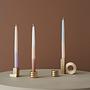 Savi Candle holder Brass Gold 1