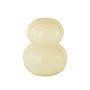 Vase Glass Yellow 0