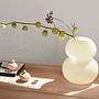 Vase Glass Yellow 1