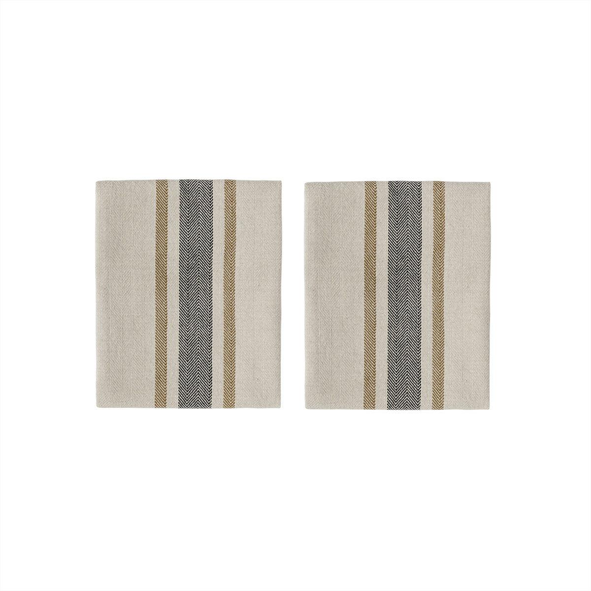 2x Linen Cloth Cotton Cream 0