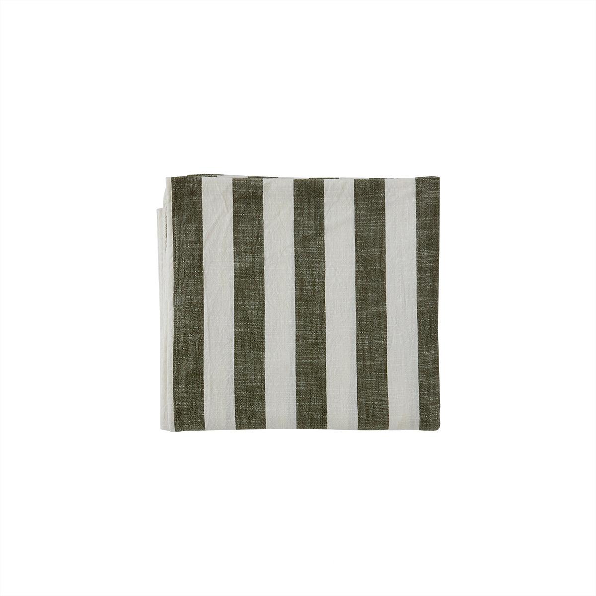 Tischdecke Baumwolle Olivgrün 260x140cm 0