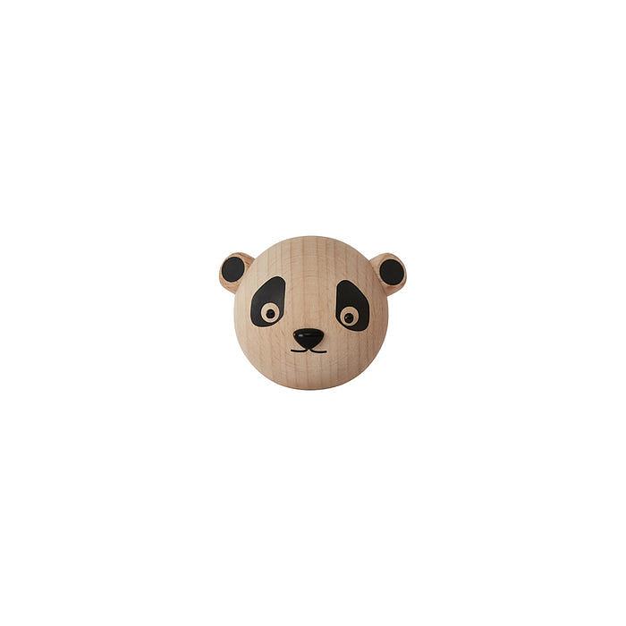 Panda hook wood natural mini 0