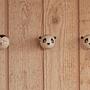 Panda hook wood natural mini 3
