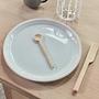 2x Yuka Lunch Plate Terracotta Cream 2