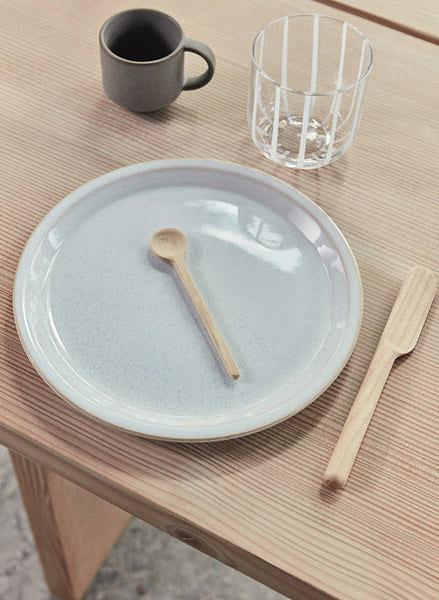 2x Yuka Lunch Plate Terracotta Cream 2