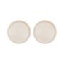 2x Yuka Lunch Plate Terracotta Cream 0