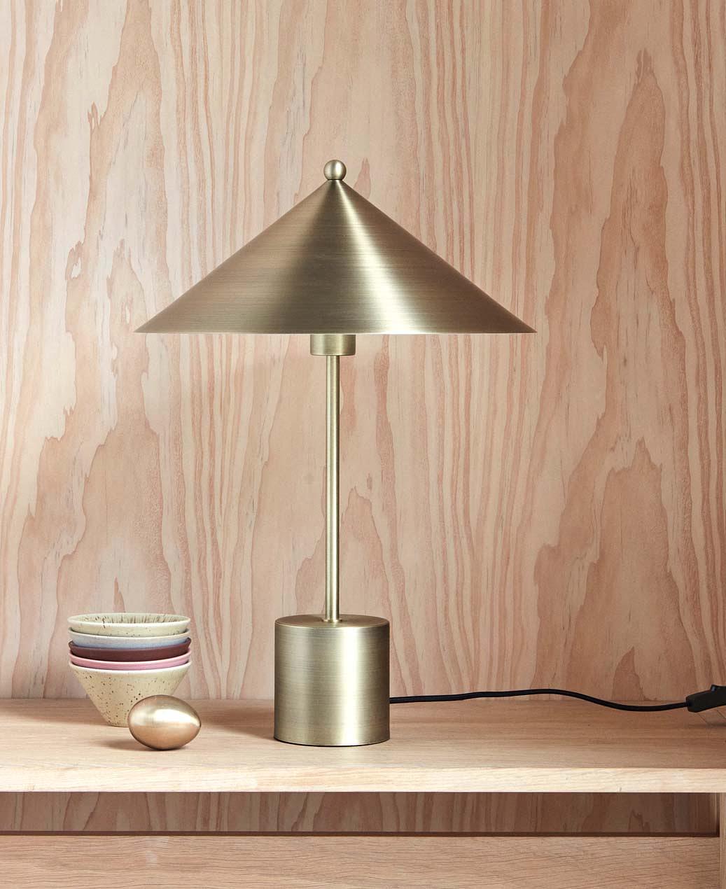 Kasa Table Lamp Steel Gold 1